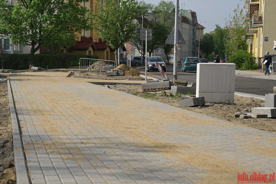 Przebudowa ulicy Traugutta - wiosna 2011, fot. 11