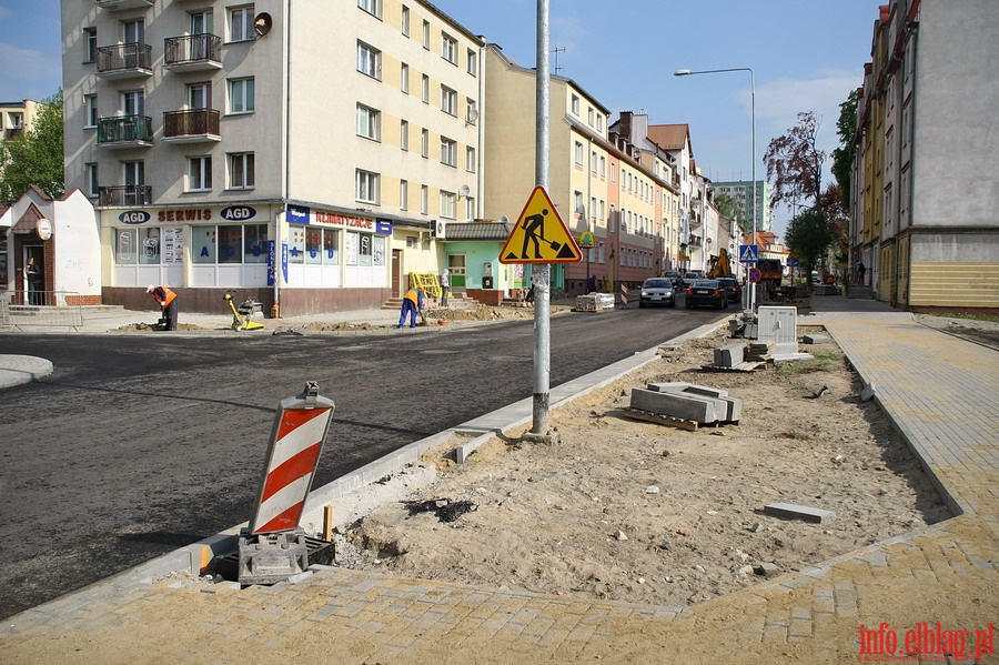 Przebudowa ulicy Traugutta - wiosna 2011, fot. 14