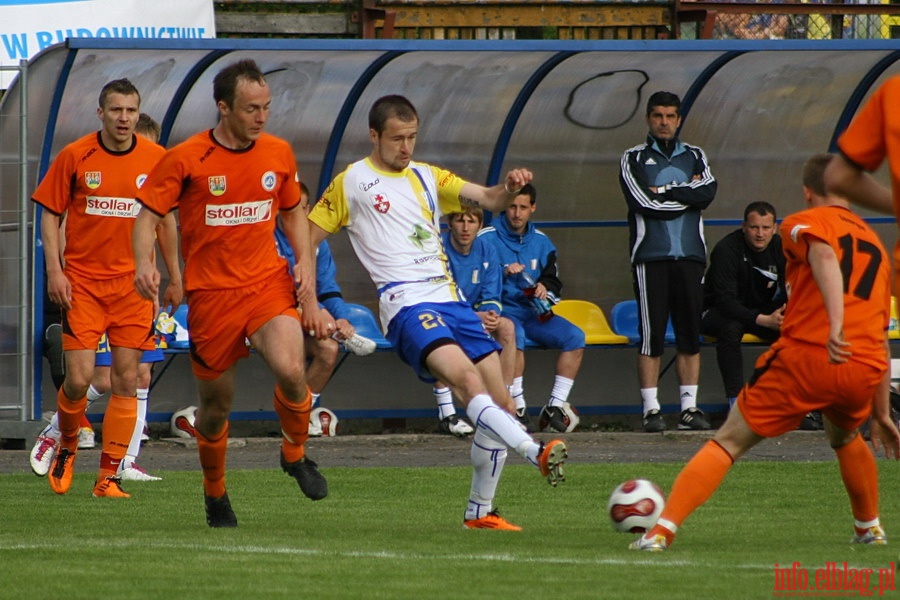 Mecz 27 kolejki II ligi: Olimpia Elblg - Wigry Suwaki 0-0, fot. 11