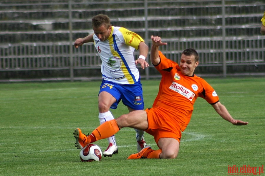 Mecz 27 kolejki II ligi: Olimpia Elblg - Wigry Suwaki 0-0, fot. 17