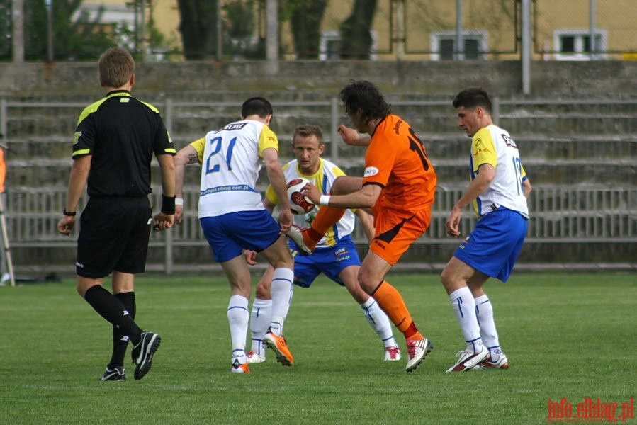 Mecz 27 kolejki II ligi: Olimpia Elblg - Wigry Suwaki 0-0, fot. 18