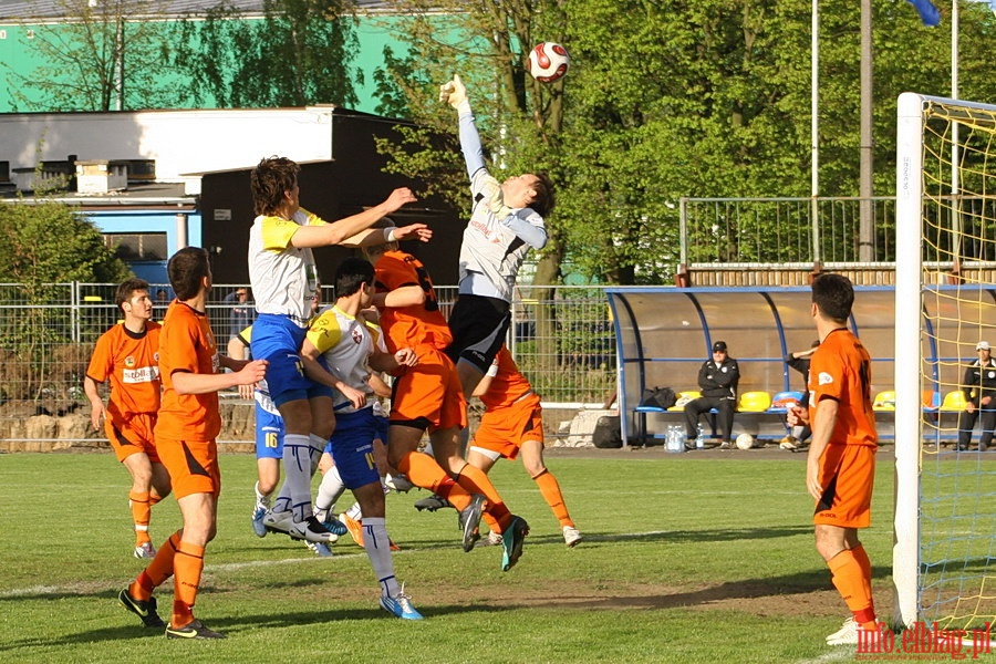 Mecz 27 kolejki II ligi: Olimpia Elblg - Wigry Suwaki 0-0, fot. 21