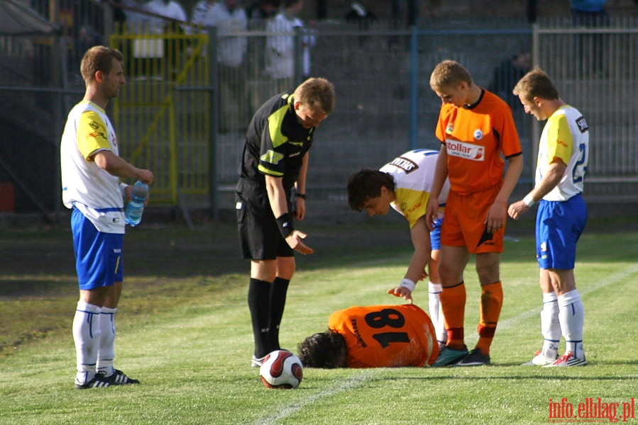 Mecz 27 kolejki II ligi: Olimpia Elblg - Wigry Suwaki 0-0, fot. 22