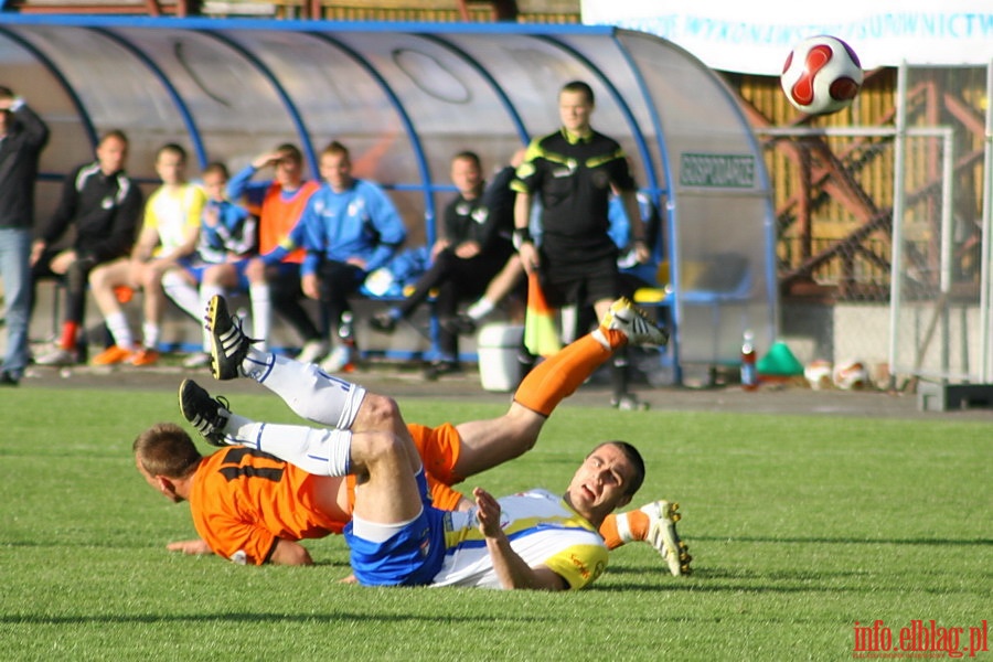 Mecz 27 kolejki II ligi: Olimpia Elblg - Wigry Suwaki 0-0, fot. 24