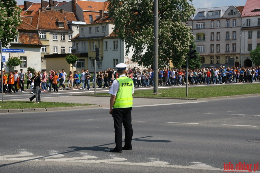 Juwenalia Elblskie 2011 - przemarsz studentw ulicami Elblga, fot. 15