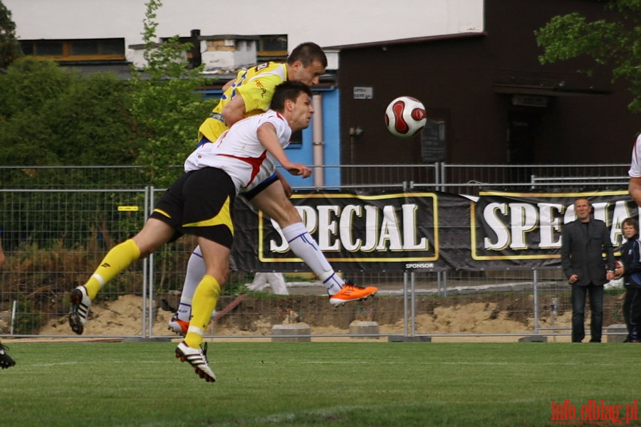 Mecz 31 kolejki II ligi: Olimpia Elblg - GLKS Nadarzyn 1-0, fot. 6