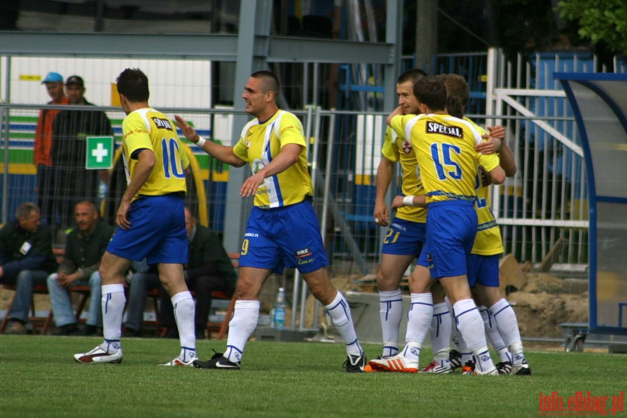 Mecz 31 kolejki II ligi: Olimpia Elblg - GLKS Nadarzyn 1-0, fot. 9