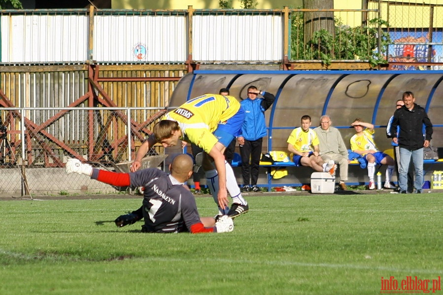 Mecz 31 kolejki II ligi: Olimpia Elblg - GLKS Nadarzyn 1-0, fot. 24