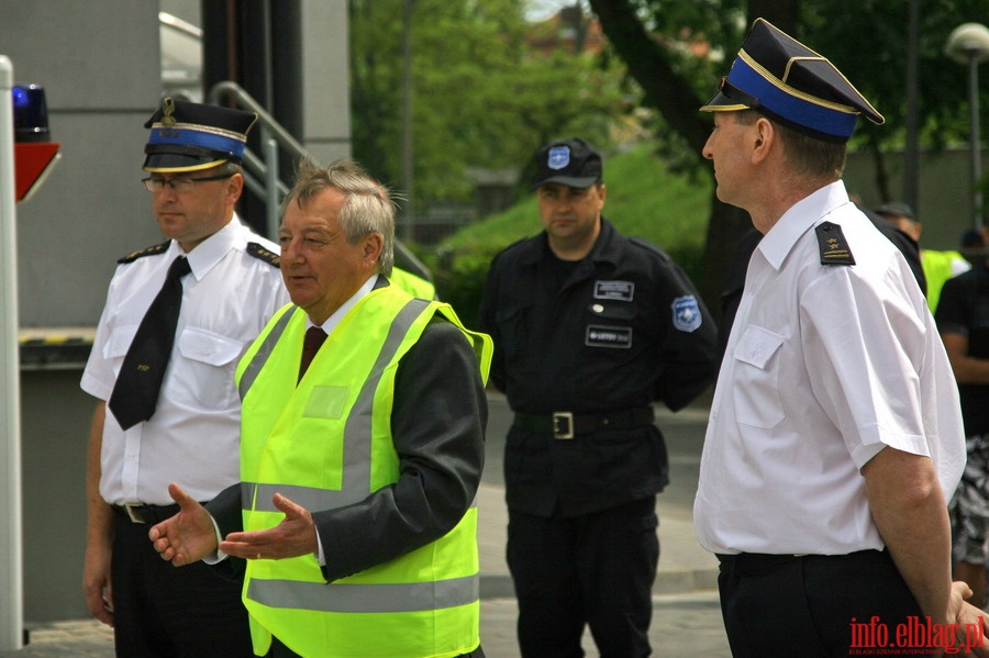 wiczenie straackie na wypadek rozszczelnienia instalacji amoniakalnej w elblskim Browarze, fot. 17