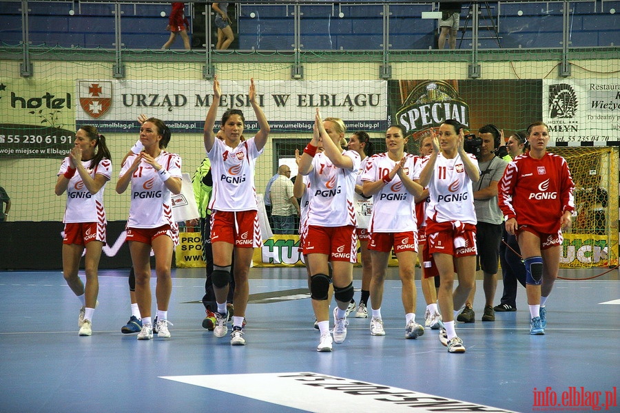 Pierwszy mecz play-off o awans do Mistrzstw wiata 2011 w pice rcznej kobiet: Polska - Dania 16-23, fot. 41