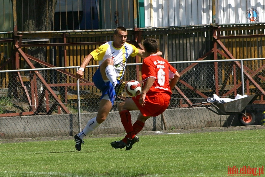 Mecz 33 kolejki II ligi: Olimpia Elblg - Sok Sokka 1-1, fot. 5