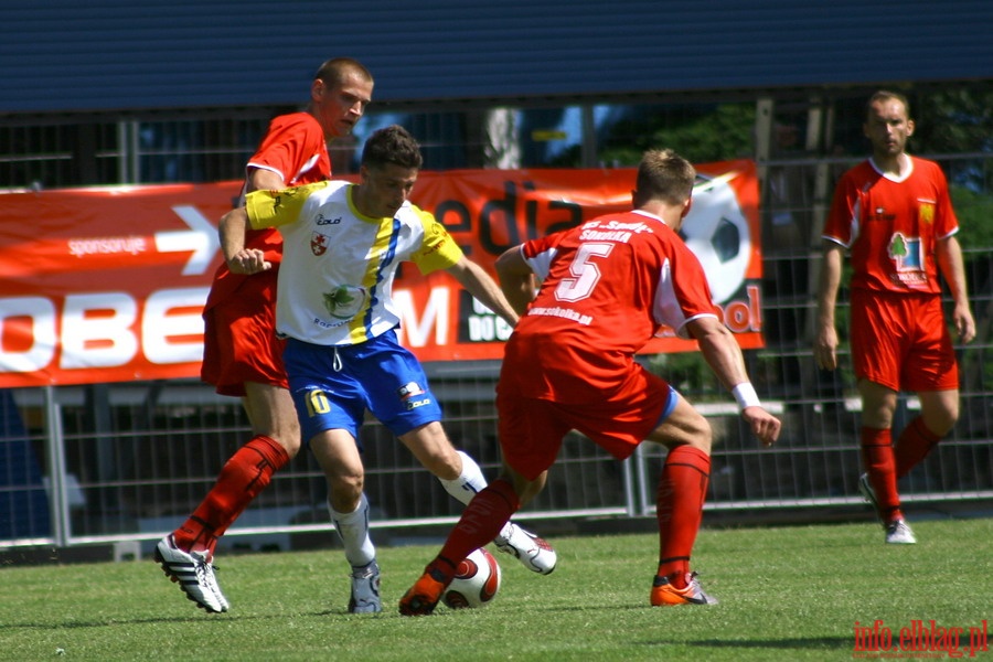 Mecz 33 kolejki II ligi: Olimpia Elblg - Sok Sokka 1-1, fot. 7