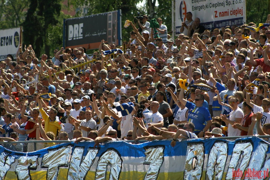 Mecz 33 kolejki II ligi: Olimpia Elblg - Sok Sokka 1-1, fot. 11