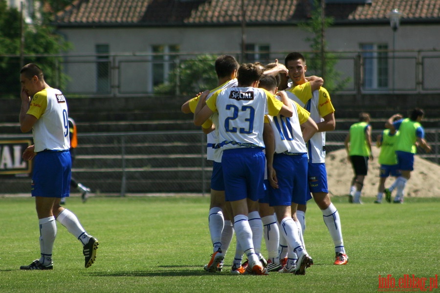 Mecz 33 kolejki II ligi: Olimpia Elblg - Sok Sokka 1-1, fot. 12