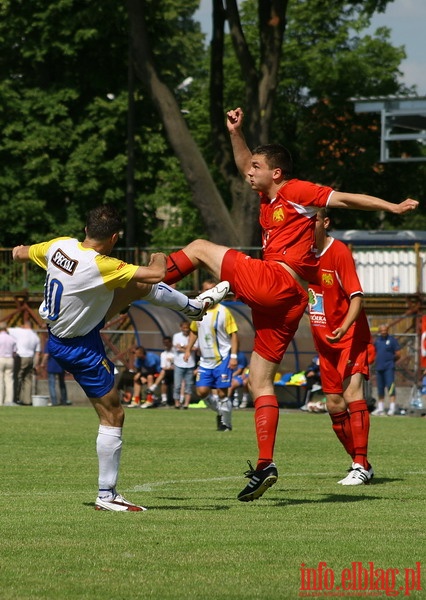 Mecz 33 kolejki II ligi: Olimpia Elblg - Sok Sokka 1-1, fot. 24