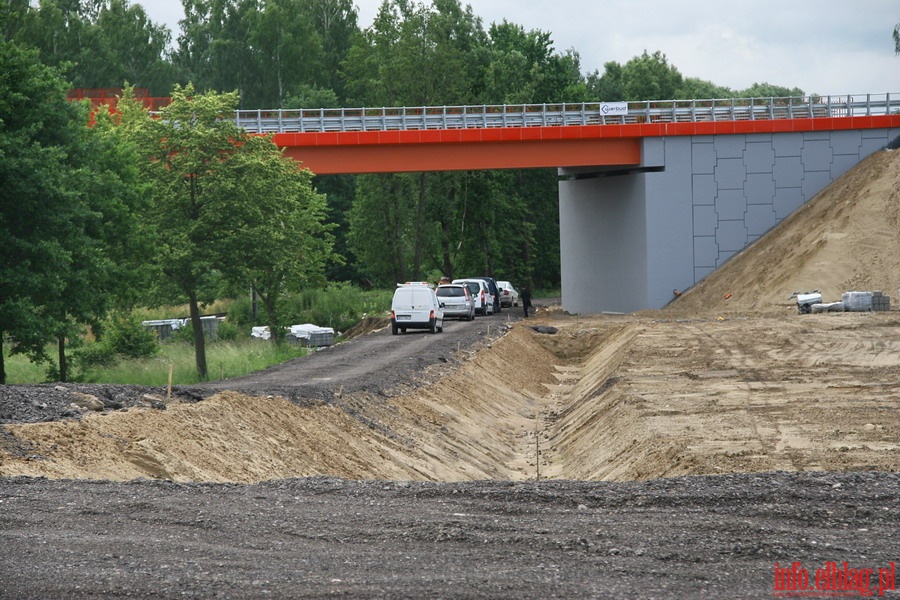 Utrudnienia w ruchu podczas budowy drogi ekspresowej Elblg - Pask, fot. 8