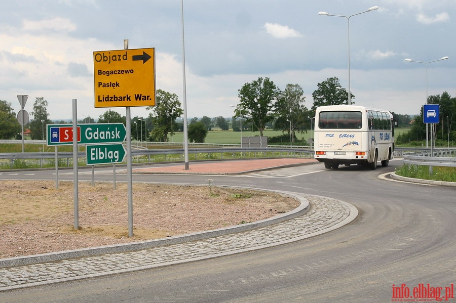 Utrudnienia w ruchu podczas budowy drogi ekspresowej Elblg - Pask, fot. 9