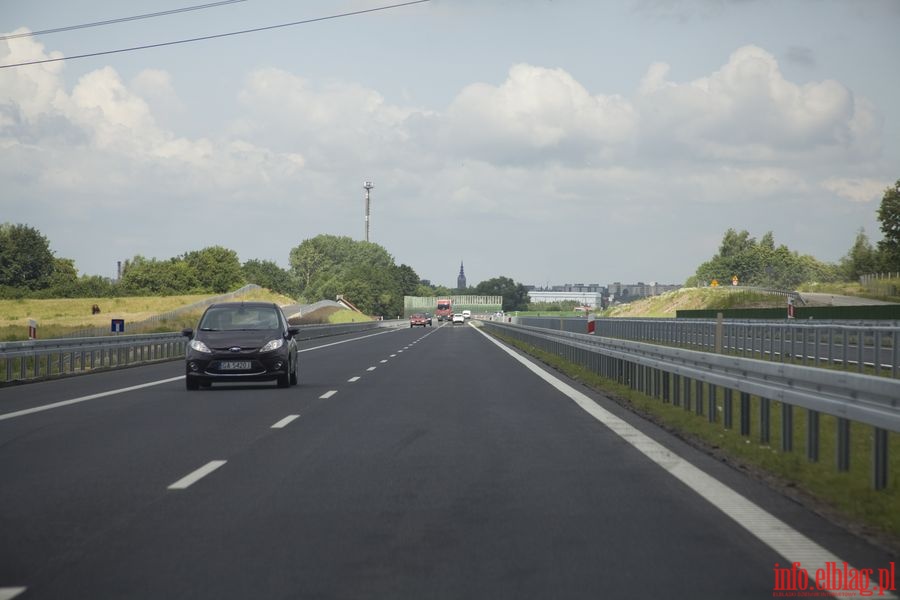 Utrudnienia w ruchu podczas budowy drogi ekspresowej Elblg - Pask, fot. 14