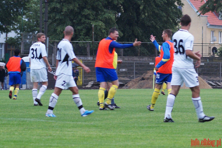 Mecz sparingowy Olimpia Elblg - Arka Gdynia 3:2, fot. 6