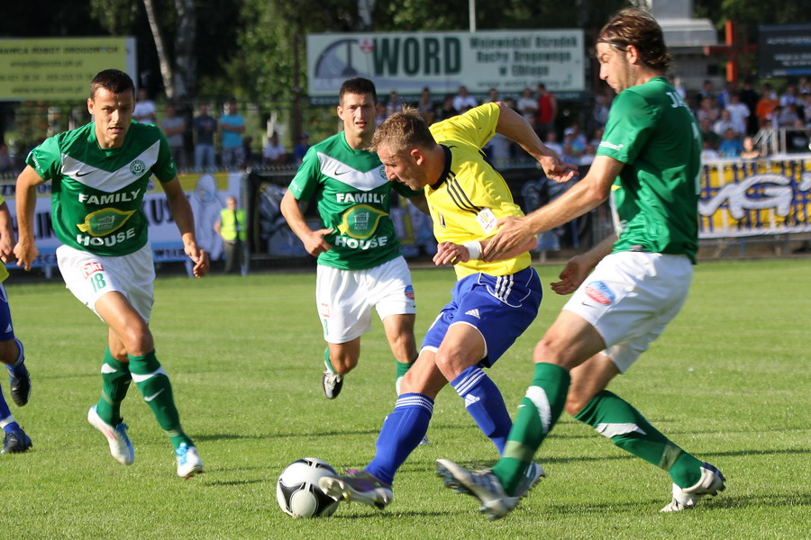 Mecz I rundy Pucharu Polski: Olimpia Elblg - Warta Pozna 1-1 k. 4-3, fot. 5