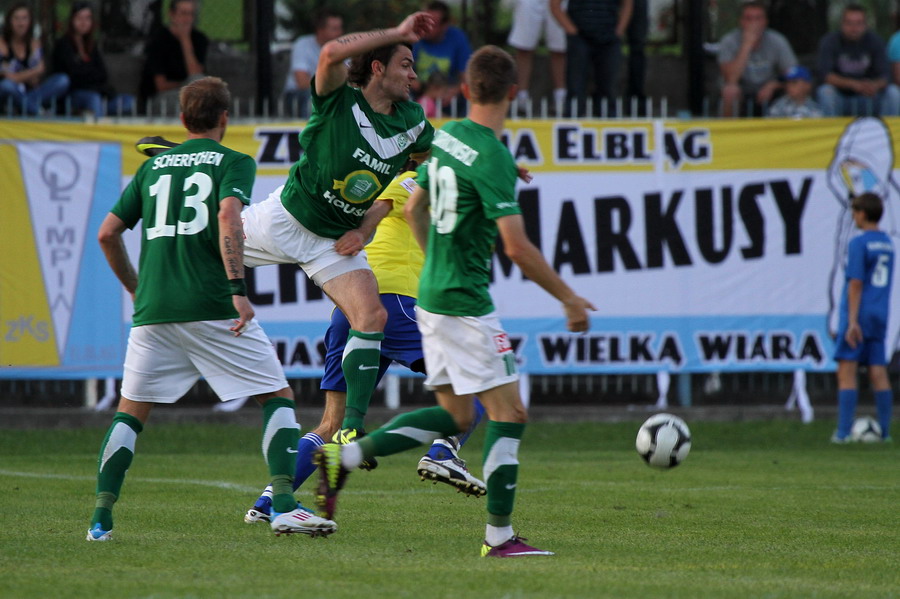 Mecz I rundy Pucharu Polski: Olimpia Elblg - Warta Pozna 1-1 k. 4-3, fot. 26