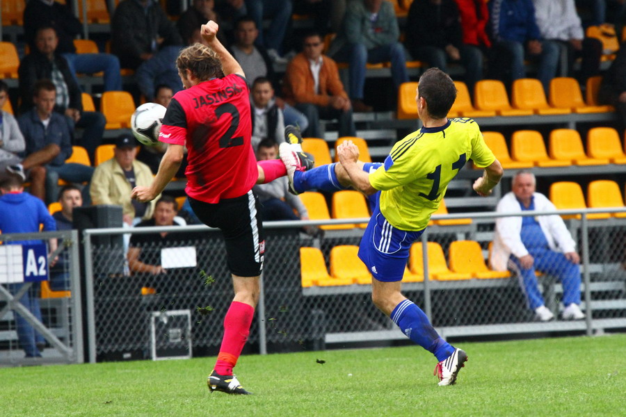 Mecz 8 kolejki I ligi: Olimpia Elblg - Warta Pozna 0-2, fot. 24