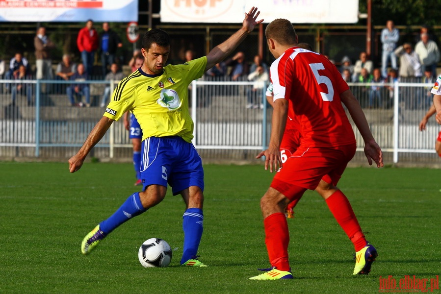 Mecz 9 kolejki I ligi: Olimpia Elblg - Piast Gliwice 1-3, fot. 6