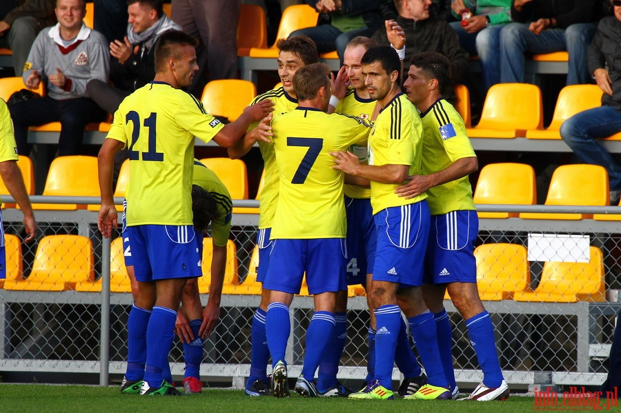 Mecz 9 kolejki I ligi: Olimpia Elblg - Piast Gliwice 1-3, fot. 13