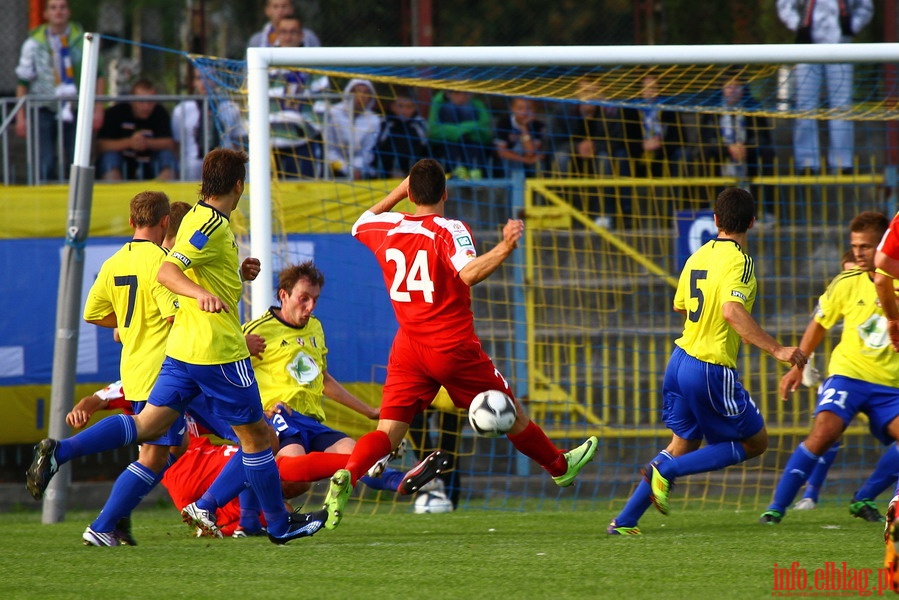 Mecz 9 kolejki I ligi: Olimpia Elblg - Piast Gliwice 1-3, fot. 17