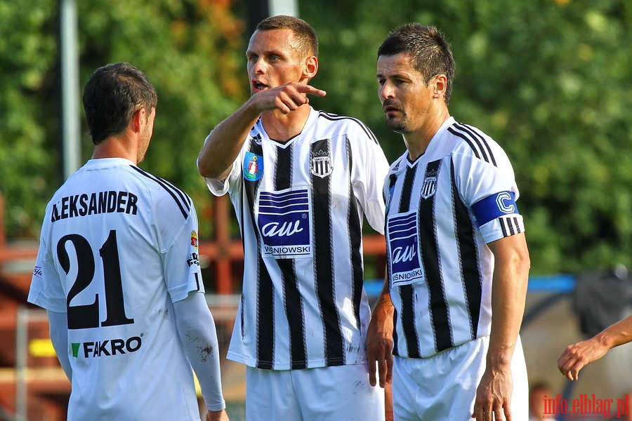 Mecz 10 kolejki I ligi: Olimpia Elblg - Sandecja Nowy Scz 0-0, fot. 6