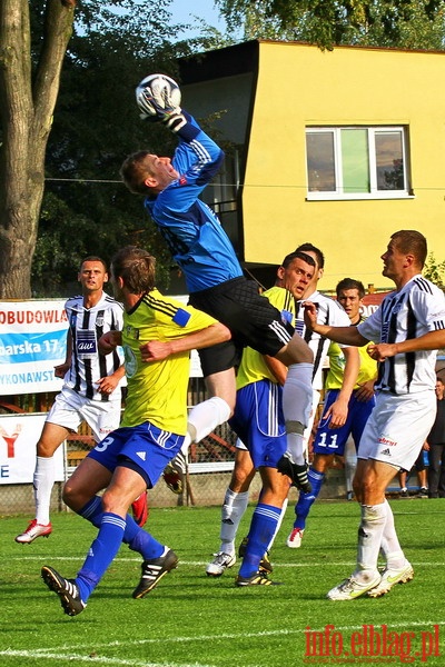 Mecz 10 kolejki I ligi: Olimpia Elblg - Sandecja Nowy Scz 0-0, fot. 8