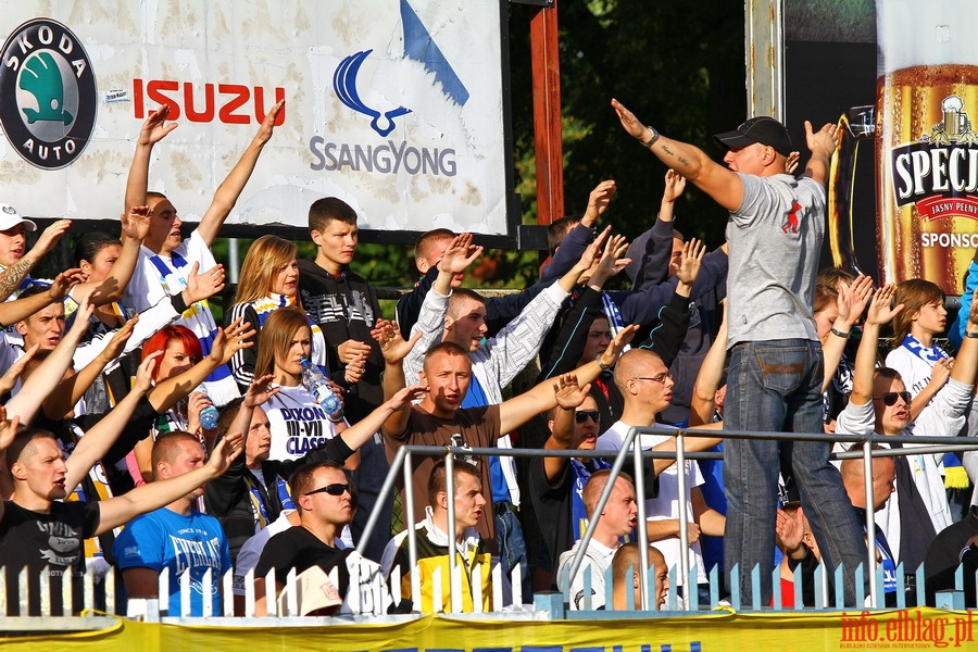 Mecz 10 kolejki I ligi: Olimpia Elblg - Sandecja Nowy Scz 0-0, fot. 13