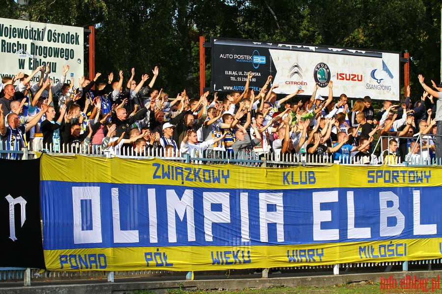 Mecz 10 kolejki I ligi: Olimpia Elblg - Sandecja Nowy Scz 0-0, fot. 14