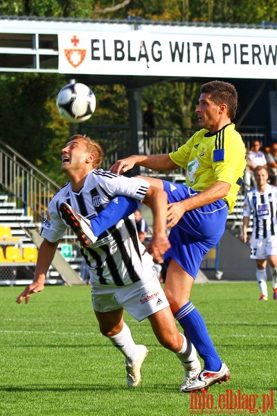 Mecz 10 kolejki I ligi: Olimpia Elblg - Sandecja Nowy Scz 0-0, fot. 17