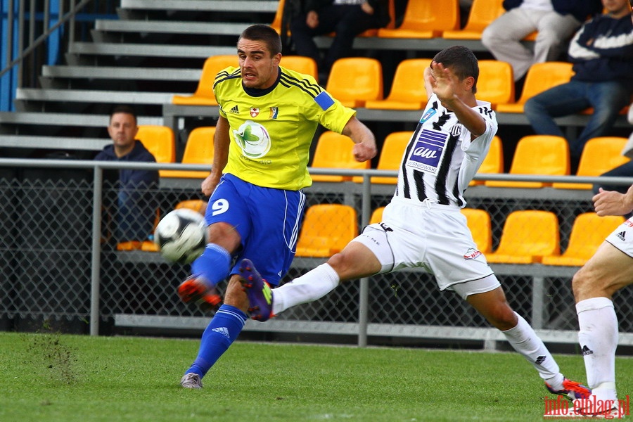 Mecz 10 kolejki I ligi: Olimpia Elblg - Sandecja Nowy Scz 0-0, fot. 20