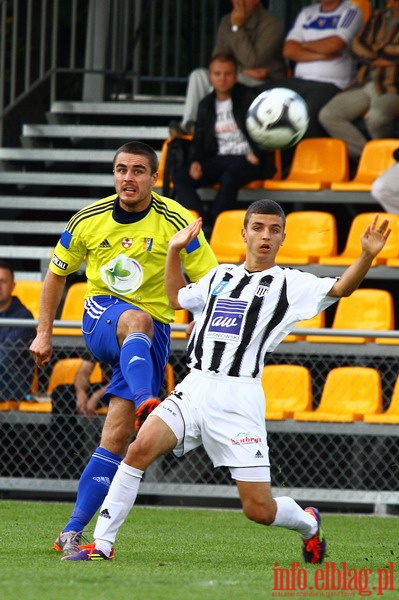 Mecz 10 kolejki I ligi: Olimpia Elblg - Sandecja Nowy Scz 0-0, fot. 21