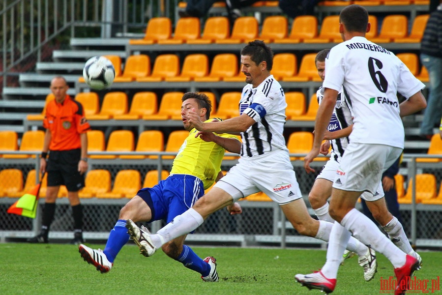 Mecz 10 kolejki I ligi: Olimpia Elblg - Sandecja Nowy Scz 0-0, fot. 22