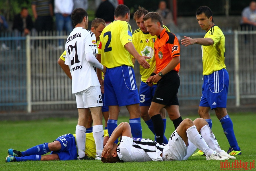 Mecz 10 kolejki I ligi: Olimpia Elblg - Sandecja Nowy Scz 0-0, fot. 24