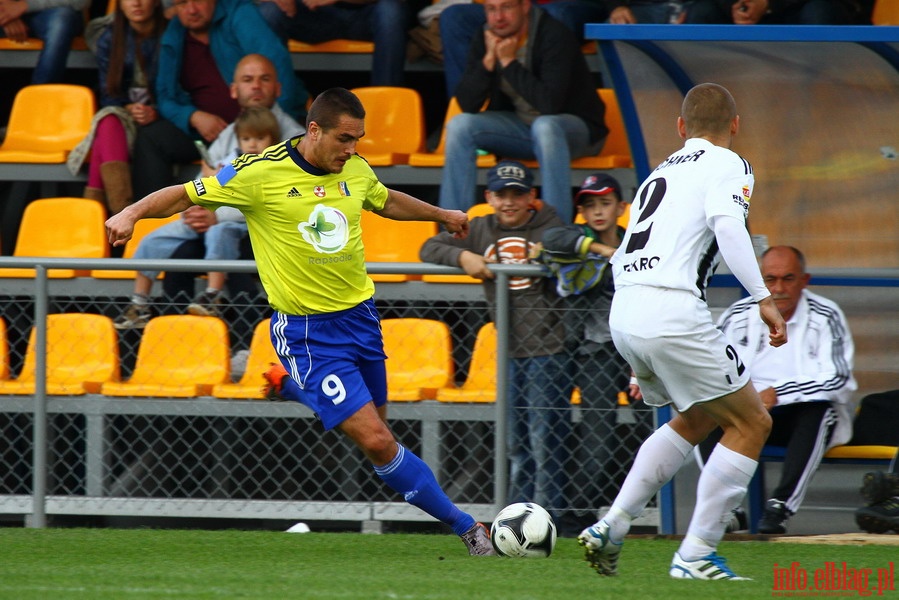 Mecz 10 kolejki I ligi: Olimpia Elblg - Sandecja Nowy Scz 0-0, fot. 26