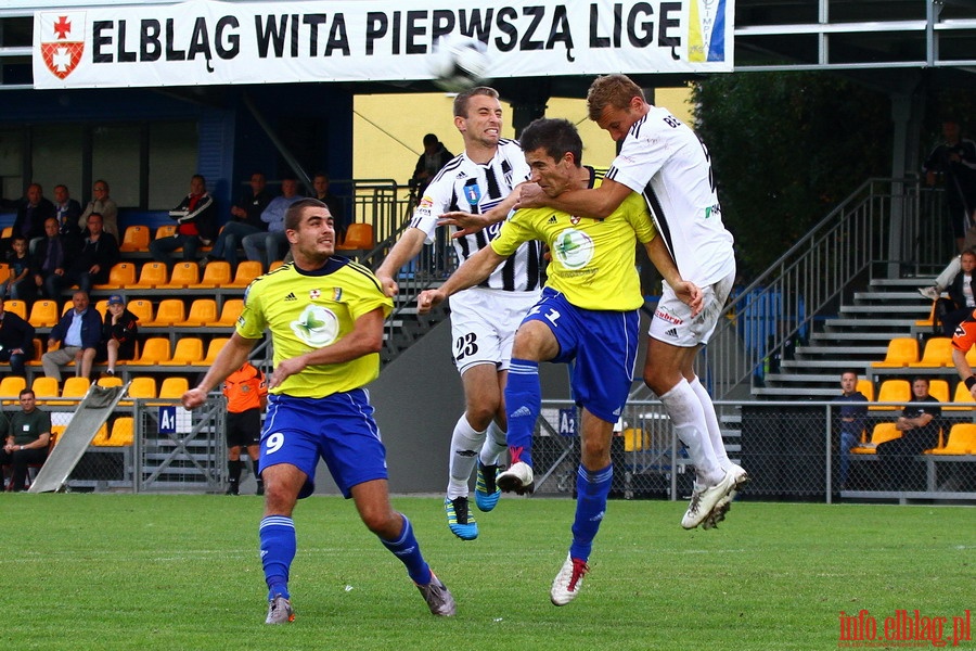 Mecz 10 kolejki I ligi: Olimpia Elblg - Sandecja Nowy Scz 0-0, fot. 30