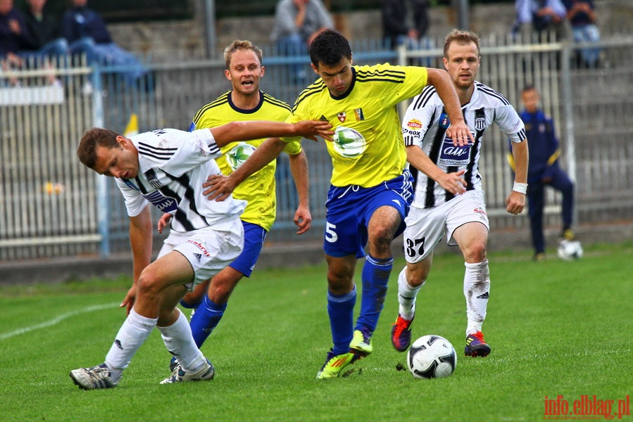 Mecz 10 kolejki I ligi: Olimpia Elblg - Sandecja Nowy Scz 0-0, fot. 31