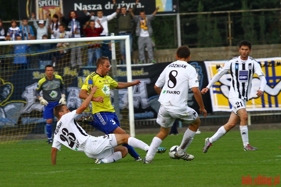 Mecz 10 kolejki I ligi: Olimpia Elblg - Sandecja Nowy Scz 0-0, fot. 32