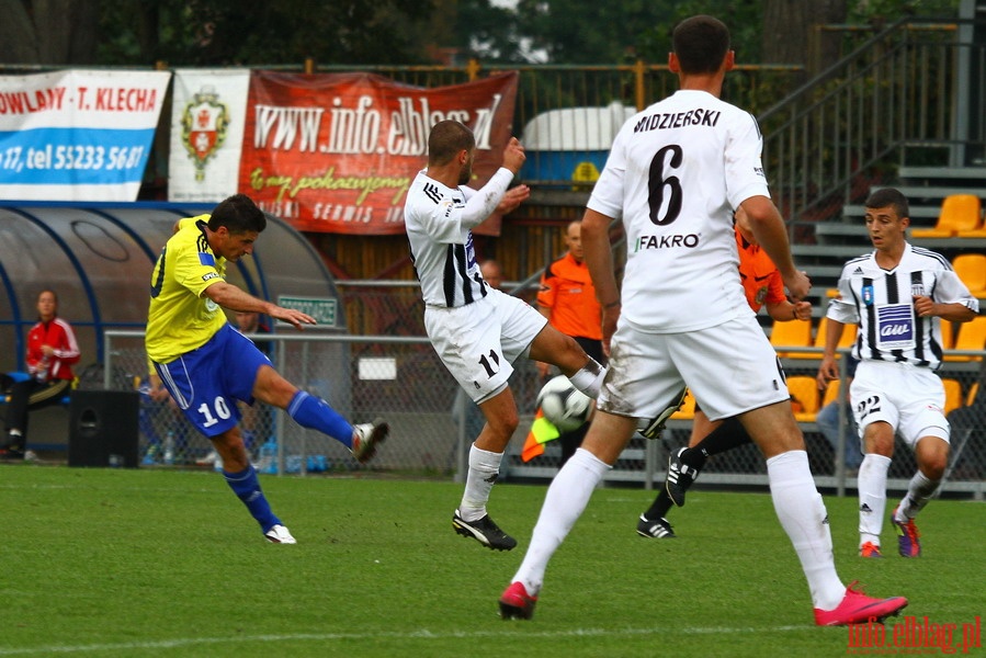 Mecz 10 kolejki I ligi: Olimpia Elblg - Sandecja Nowy Scz 0-0, fot. 34