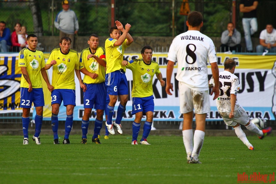 Mecz 10 kolejki I ligi: Olimpia Elblg - Sandecja Nowy Scz 0-0, fot. 38