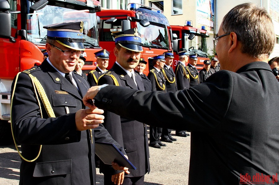 Przekazanie terenowego samochodu operacyjnego dla KM PSP w Elblgu, fot. 14