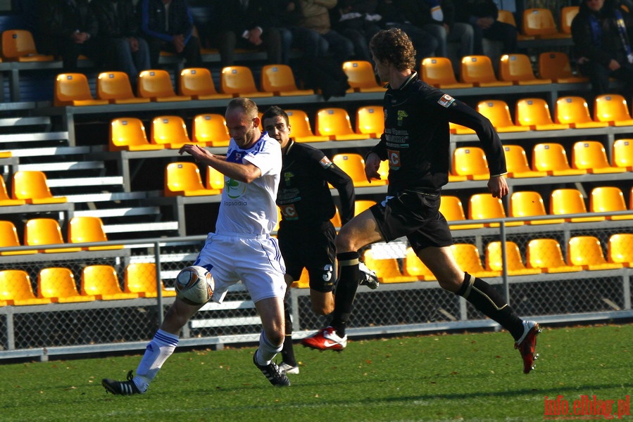 Mecz 18 kolejki I ligi: Olimpia Elblg - Bogdanka czna 1-0, fot. 5