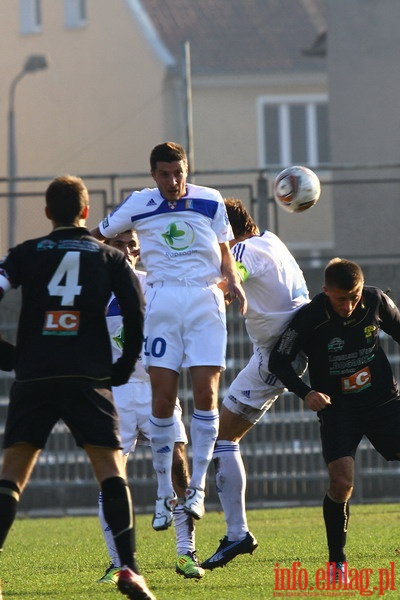 Mecz 18 kolejki I ligi: Olimpia Elblg - Bogdanka czna 1-0, fot. 7