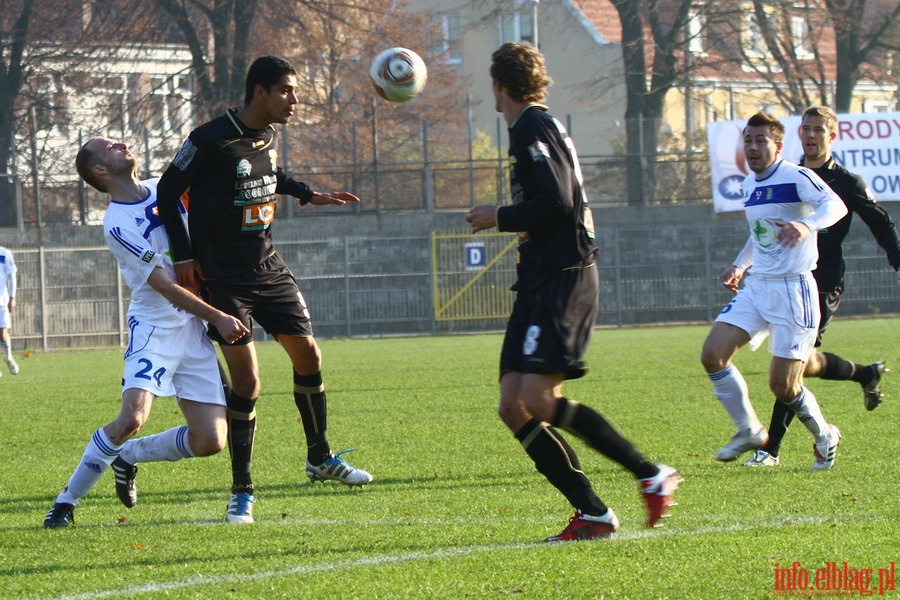 Mecz 18 kolejki I ligi: Olimpia Elblg - Bogdanka czna 1-0, fot. 14