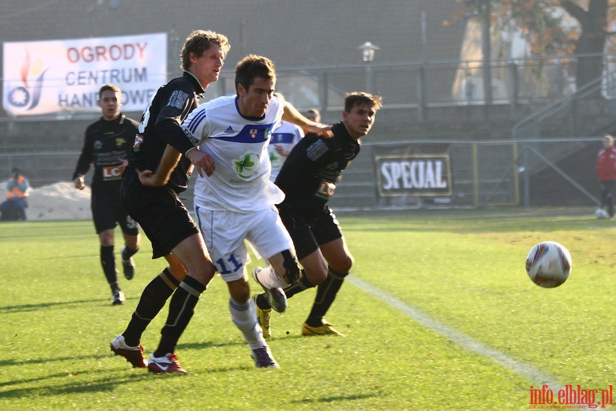 Mecz 18 kolejki I ligi: Olimpia Elblg - Bogdanka czna 1-0, fot. 15