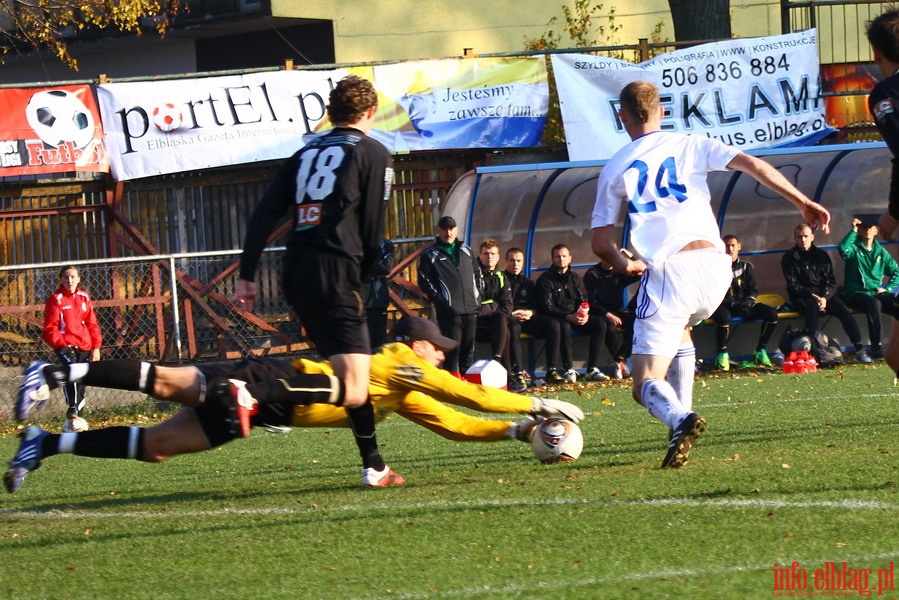 Mecz 18 kolejki I ligi: Olimpia Elblg - Bogdanka czna 1-0, fot. 17